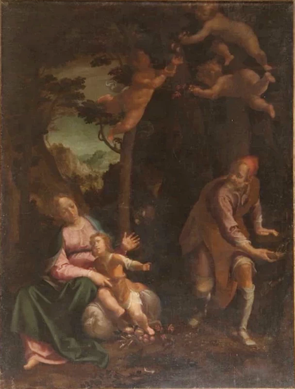 Aurelio Lomi - Riposo durante la fuga in Egitto